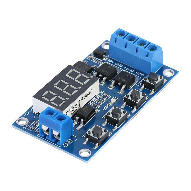 Akozon Timer Module, DC 5V-36V Trigger Cycle Delay Timer Switch Turn On/Off Relay Module with LED Display