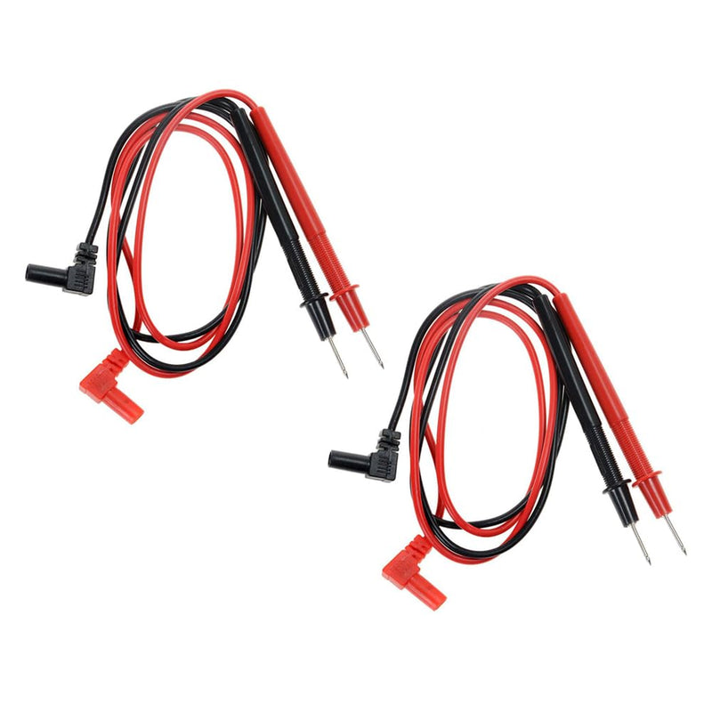 [Australia - AusPower] - 2Pair Banana Plug Multimeter Probe Pen Testing Connecting Cable Stick 2.6Ft 1000V Black Red for Digital Multimeter Meter Multi Tester Lead Wire Voltmeter 2 Pairs 