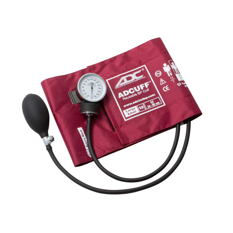 [Australia - AusPower] - American Diagnostic 3001759 Blood Pressure LRG Cuff Diagnostix 760X Burgandy 