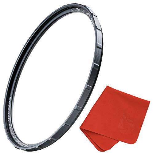 43mm X2 UV Filter for Camera Lenses - UV Protection Photography Filter with Lens Cloth - MRC8, Nanotec Coatings, Ultra-Slim, Traction Frame, Weather-Sealed by Breakthrough Photography 43mm