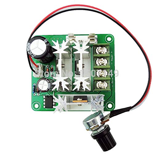 [Australia - AusPower] - Greartisan 6V-90V 15A PLC DC Motor Speed Controller PWM Variable Speed Regulator Governor Switch CCMHCN with Speed Control Knob DC 6-90V 15A 