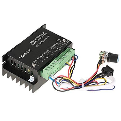 BLDC Motor WS55-220 DC 20V-50V 500W Brushless CNC Spindle Motor Driver BLDC Motor Driver Controller