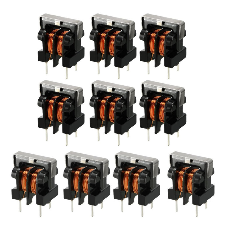sourcing map Toroid Magnetic Inductor Monolayer Wire Wind 25 mH Inductor Coil DE de Pack of 10 10Pcs 25mH