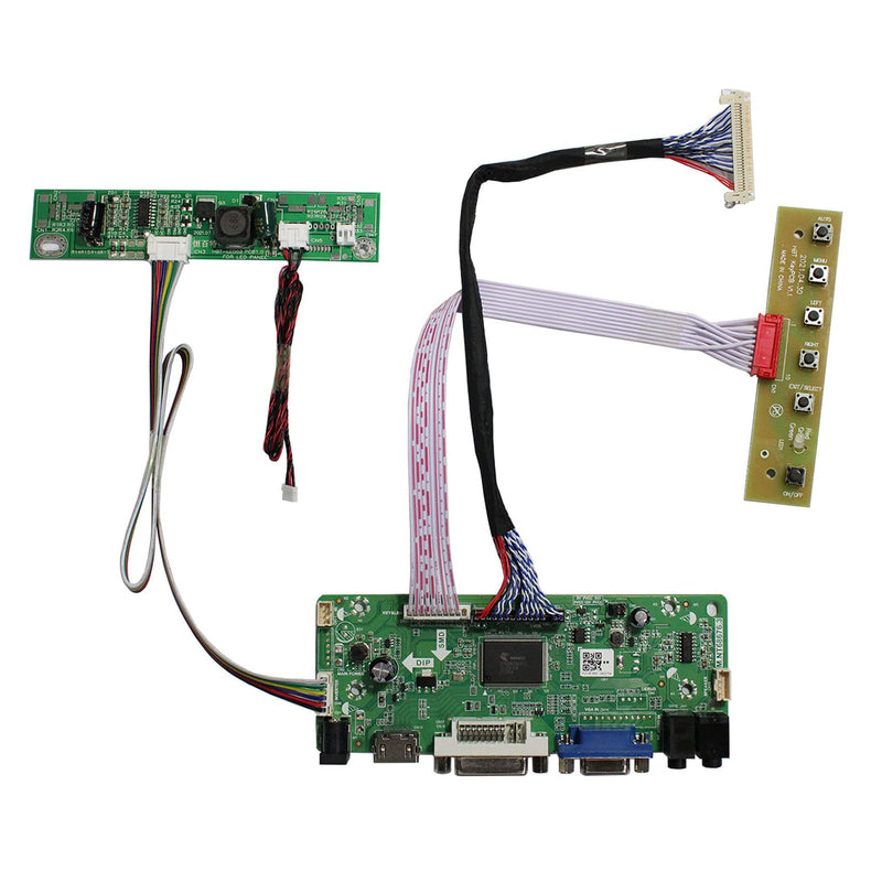 [Australia - AusPower] - VSDISPLAY VGA DVI Audio LCD Controller Board for 21.5" 23.8" 1920x1080 30Pin LCD Screen T215HVN01.0 M215HW03 V1 V2 M215HGE-L23 M215HTN01.1 LM238WF5-SSA1 LM238WF1-SLE3 Resolution:1920x1080 