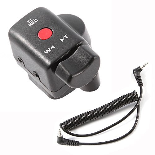 Camcorder Zoom Control Remote Controller with 2.5mm Jack Cable for Panasonic LANC GH5 180A 130AC DV Acc Sony 190P 150P 198P VX2000E 2100E 2200E FX1000E