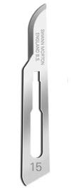 [Australia - AusPower] - Swann-Morton® #15 Sterile Surgical Blades, Stainless Steel [Individually Packed, Box of 100] 