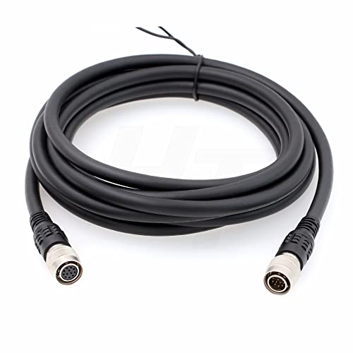 HangTon 12 Pin Hirose Male to Female Cable for Sony XC DXC CCXC Hitachi Panasonic GP Camera, 12V DC Power Video HD VD 10m