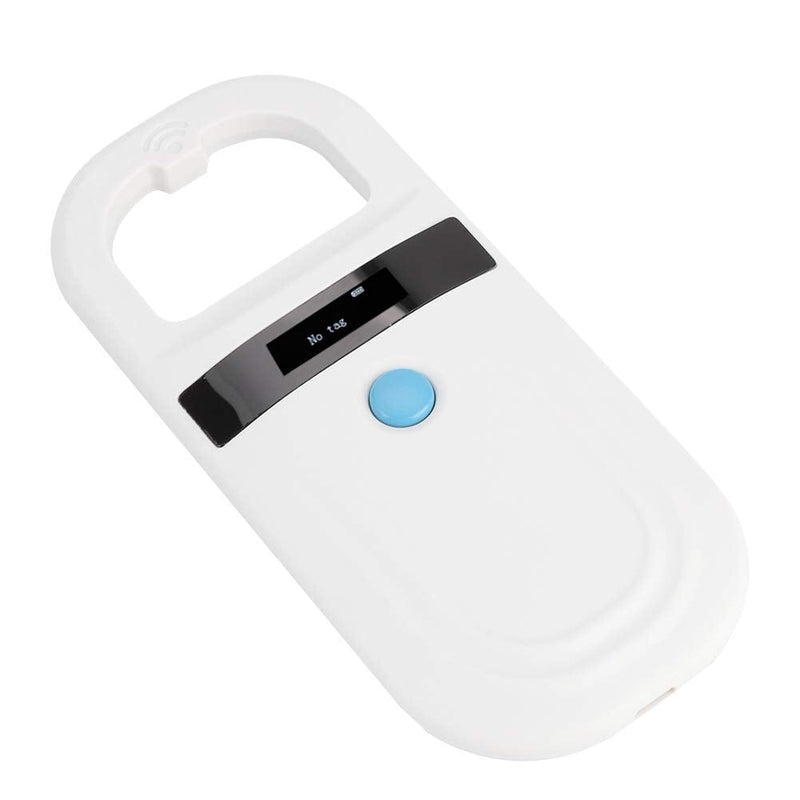 Pet Microchip Reader RFID 134.2Khz, Pet ID Microchip Scanner with 0.91 Inch High Brightness OLED Display and Rechargable by Type-C for Animal Tracking