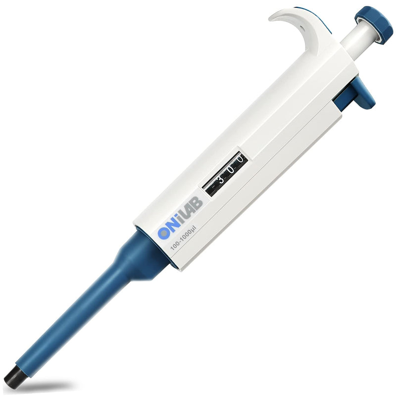 [Australia - AusPower] - ONiLAB 100-1000ul High-Accurate Pipettor Single-Channel Manual Adjustable Variable Volume Pipettes, 7010101014 