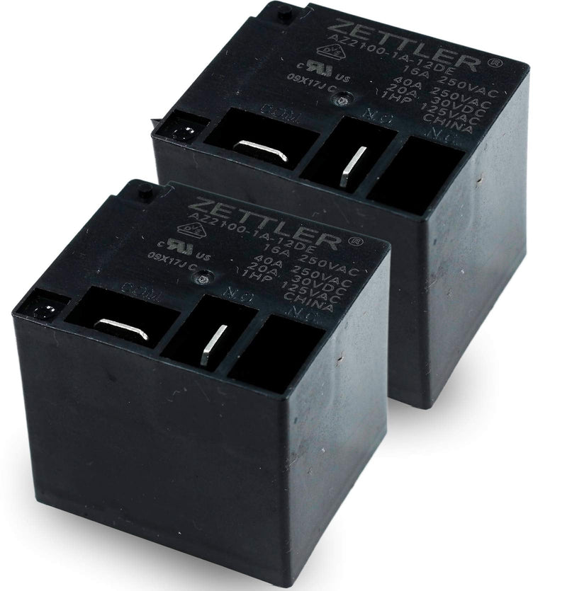 [Australia - AusPower] - (2unit) American Zettler, AZ2100-1A-12DE Relay; E-Mech; Power; SPST; Cur-Rtg 40A 