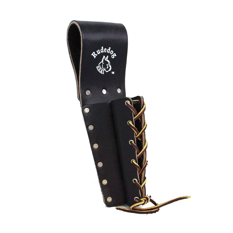 Spud Wrench and Bullpin Holder - Premium Black Leather - Rudedog USA #3017