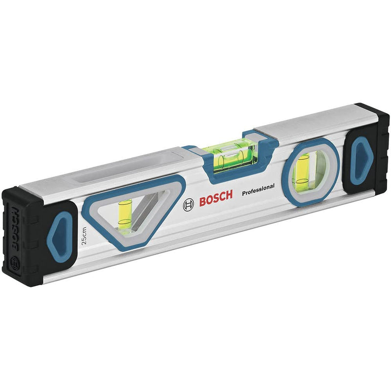 Bosch PRO Spirit Level 25 cm with Magnetic System (All-Round Readable, Aluminium Housing, Robust End Caps) - Amazon Exclusive