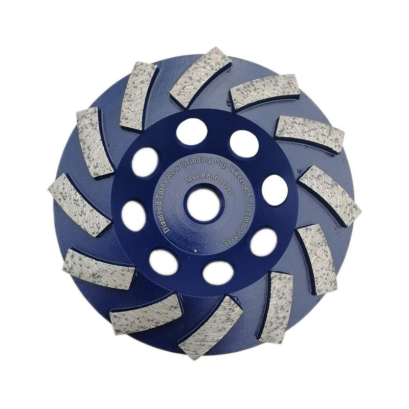 [Australia - AusPower] - DT-DIATOOL 4.5 Inch Concrete Grinding Wheel Granite Marble with Turbo Row Diamond Segment 