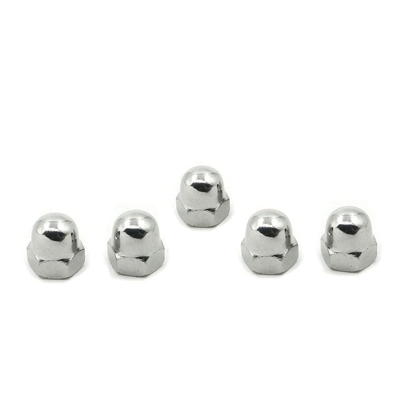 [Australia - AusPower] - Alpha Rider 5PCS M10 Dome Acorn Cap Cover Nut 10mm x 1.25 Thread Pitch Wrench Size 16mm For Honda 