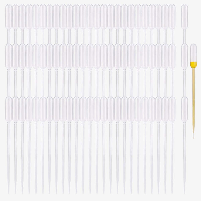 [Australia - AusPower] - moveland 350PCS 0.5ML Thin Plastic Transfer Pipettes Disposable Eye Dropper for Aromatic Mixture 0.5 ml 
