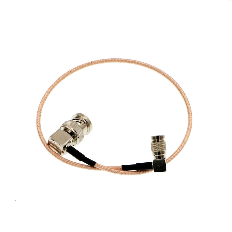 [Australia - AusPower] - Uonecn Right Angle DIN 1.0/2.3 Mini BNC to RG179 Right Angle BNC Coaxial Cable Video Cable for Blackmagic HyperDeck Shuttle 75ohm 
