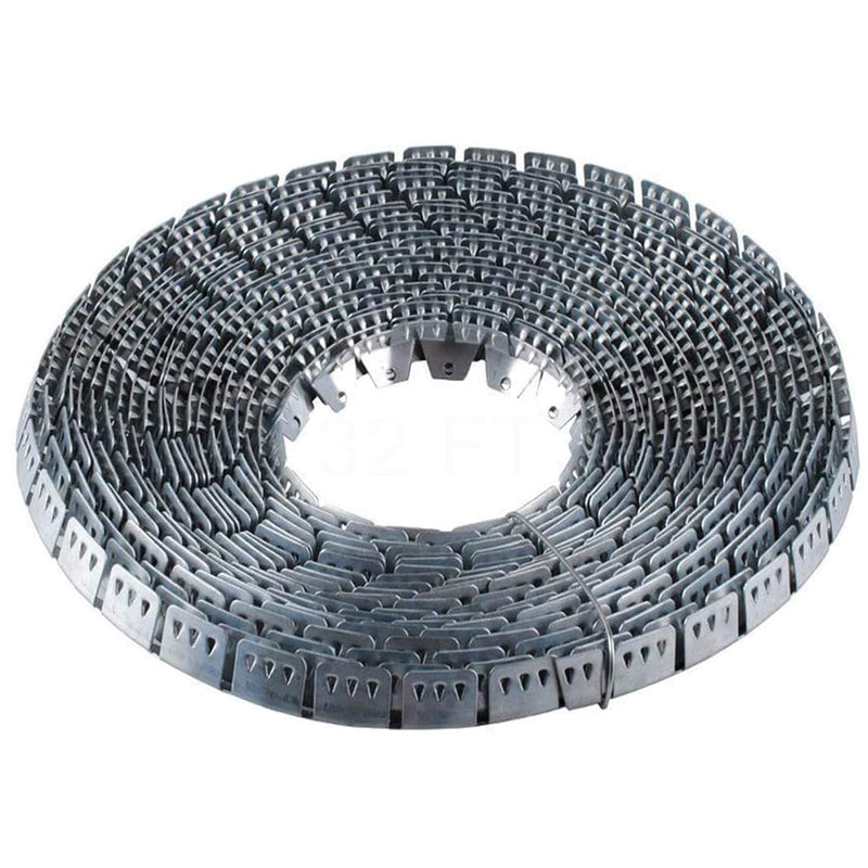 [Australia - AusPower] - Flex-Grip, Curve Ease- 32 ft Flexible Metal Tack Strip Three-Tooth Upholstery Flexible Tack Strip for Upholstery 