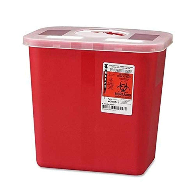 [Australia - AusPower] - Sharps Multi-Purpose Containers with Rotor Lids, 2 Gallon 