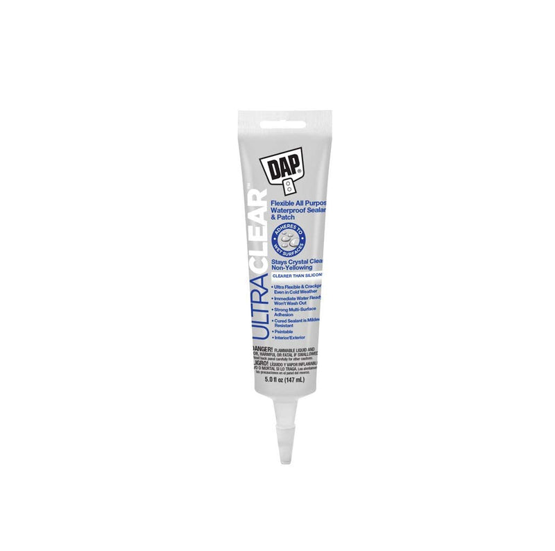 [Australia - AusPower] - DAP 18387 Premium Elastomeric Flexible All Purpose Waterproof Sealant, 5 FL OZ, Clear 