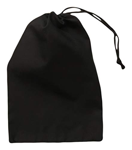 Reusable Cotton Muslin Produce Bags, Black, 8 x 10, 100 Count 8"x10"