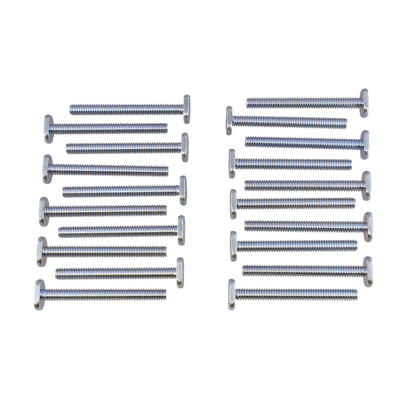 [Australia - AusPower] - DCT Tee Bolt Set – 20 Pack 2-1/2in T Bolts for Woodworking, T Track Bolts Jig Bolts, 1/4in 20 Thread T Bolt 2-1/2 x 1/4 Inch Bolt Shaft 