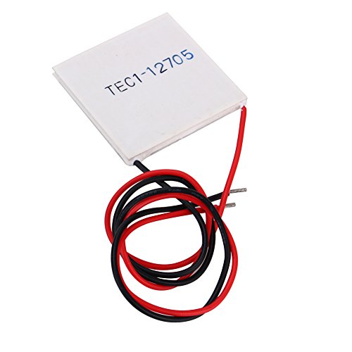TEC112705 Peltier Module High Performance Thermoelectric Cooler for Drinks Cooler Mini Refrigerators 12 V 5 A 40 mm x 40 mm x 3.8 mm
