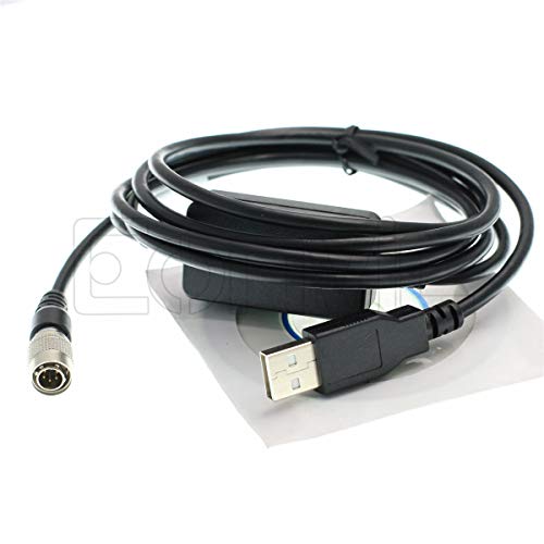 Transfer Data Cable Hirose 6 Pin Male to USB for Topcon Sokkia Trimble S6 S8 M3 Total Stations Hirose 6pin to USB