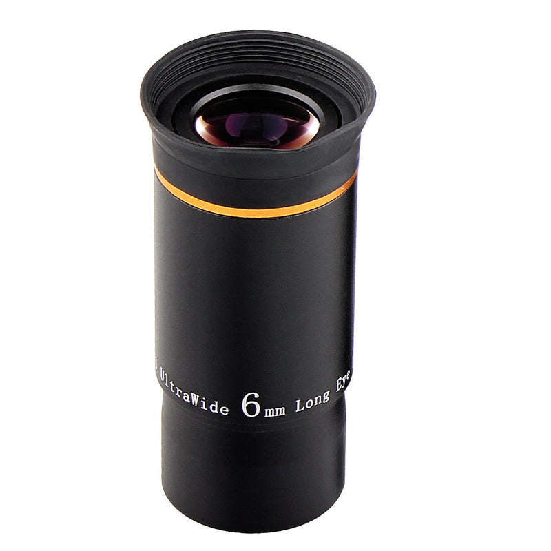 [Australia - AusPower] - SVBONY Telescope Eyepiece Fully Mutil Coated 1.25 inches Telescope Accessories Set 66 Degree Ultra Wide Angle HD 6mm for Astronomy Telescope 