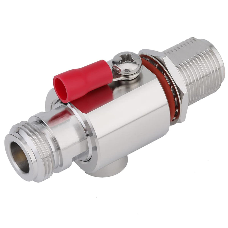 [Australia - AusPower] - RFiotasy Coaxial N Type Lightning Arrestor 0 to 6 GHz (N-Female/N-Female) 50ohm, Protects 3G,4G,LTE, GPS,2.4GHz/5GHz Wi-Fi, 900MHz,Ham Other Outside Antennas 