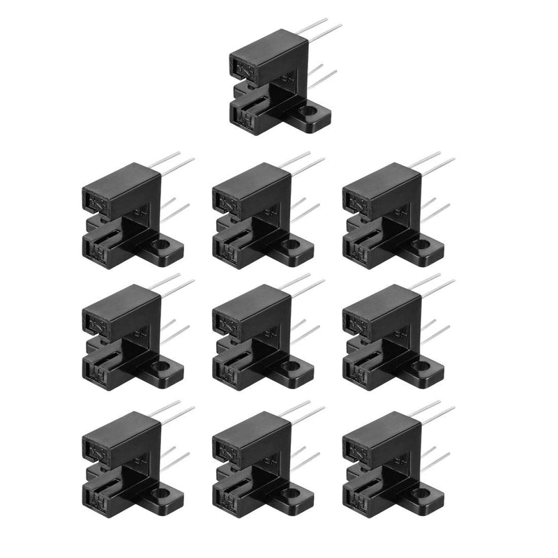 [Australia - AusPower] - uxcell 10 Pcs 3/16 inches Slot PCB Photo Interrupter Slotted Optical Sensor Switch HY505 
