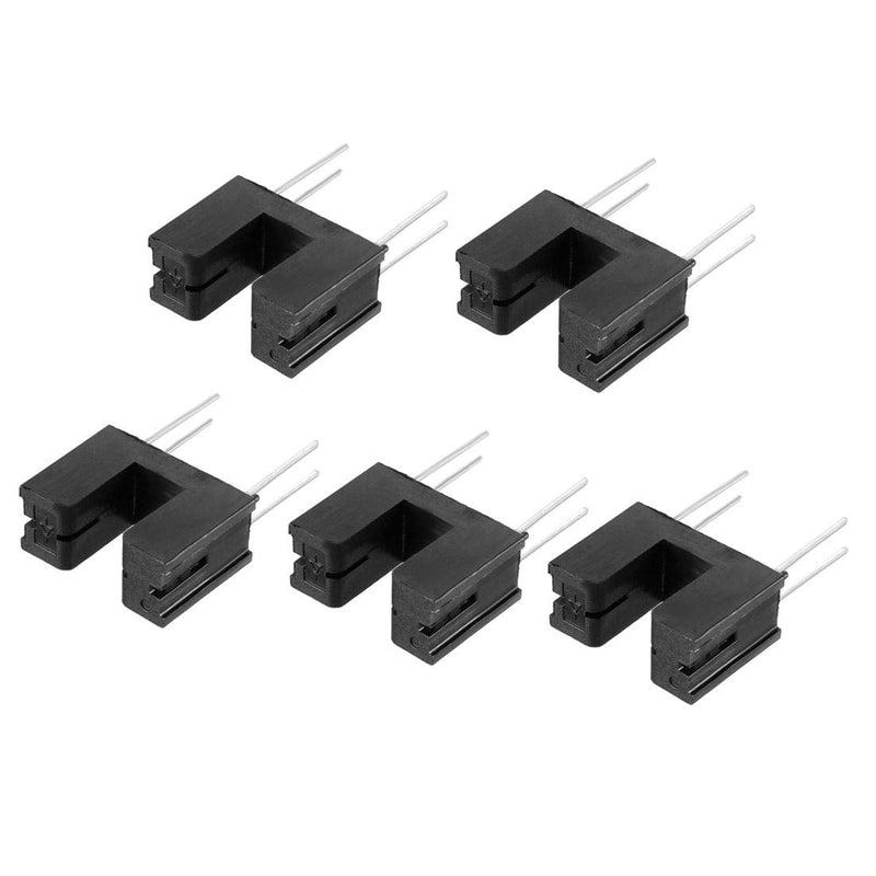 [Australia - AusPower] - uxcell 5Pcs 13/64" DIP-4 Groove Type Optical Coupling Reflective Infrared Photoelectric Sensor 