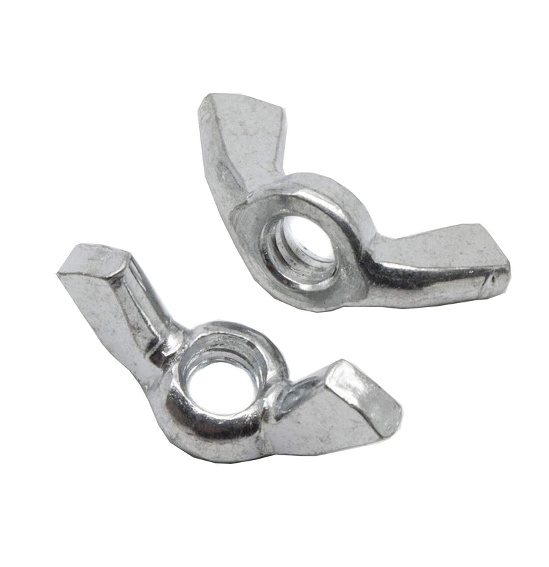 [Australia - AusPower] - binifiMux 20pcs 3/8-16 Wing Nuts, Zinc Plated Carbon Steel Butterfly Nuts 