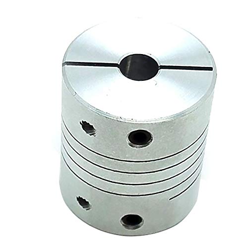 [Australia - AusPower] - 6.35 x 12.7mm 1/4" x 1/2" Flexible Shaft Coupling Rigid CNC Coupler D25mm L30mm 