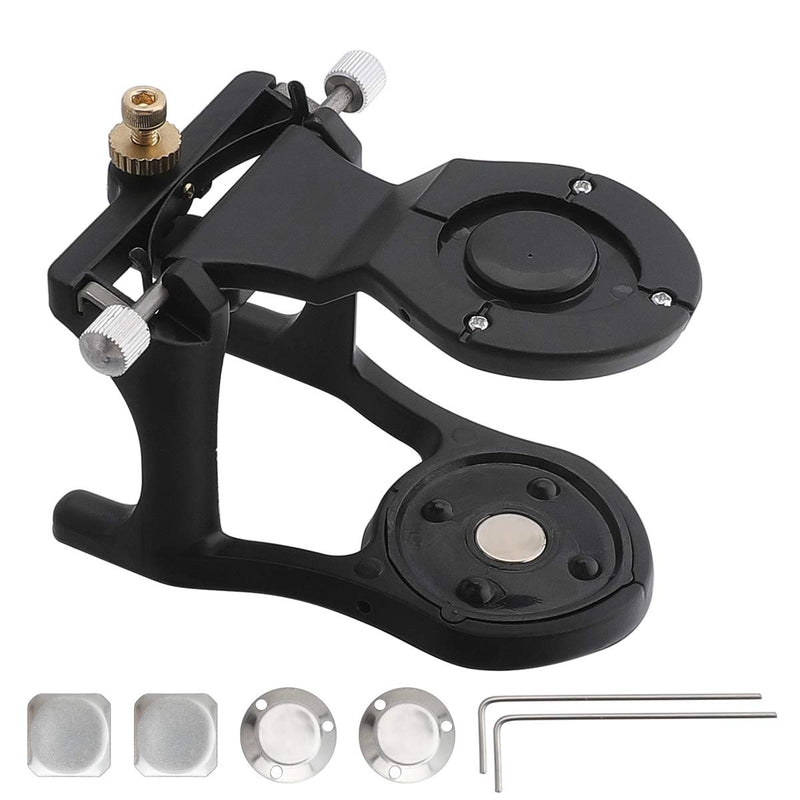[Australia - AusPower] - Dental Small Magnetic Articulator, Adjustable Denture Articulator Dental Lab Instruments 