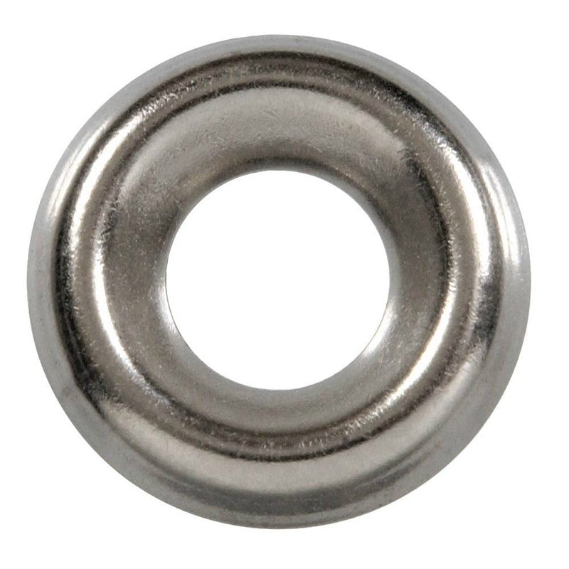 [Australia - AusPower] - 500 Qty #10 Stainless Steel Countersunk Finish Washers | 304 SS Finishing Cup (BCP718) 