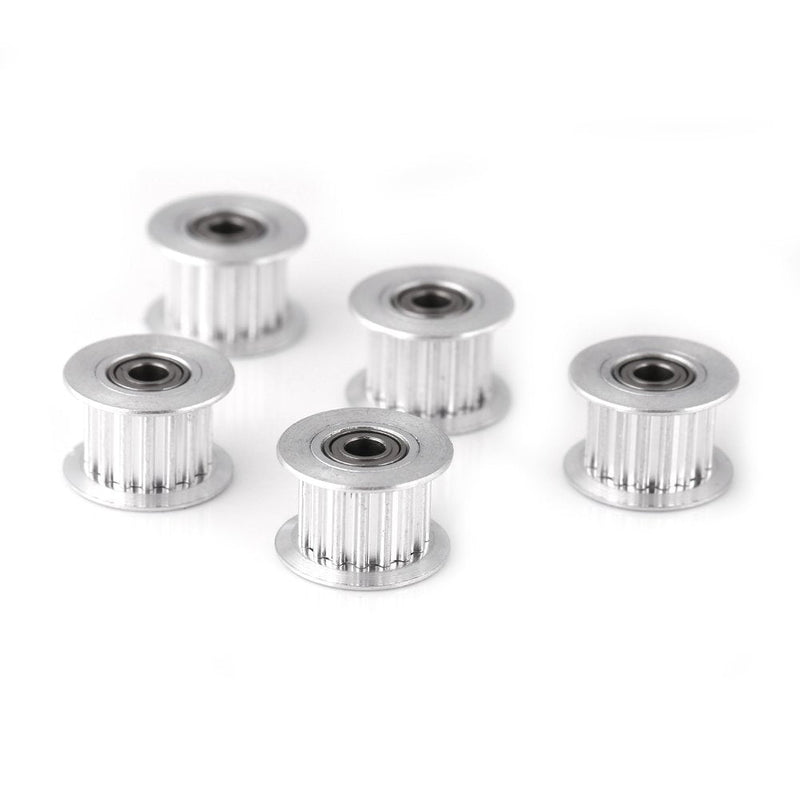 [Australia - AusPower] - Timing Belt Pulley,5pcs 6 Different Sizes 2GT 6mm/10mm Wide Belt Timing Pulley 16T/20T 3mm/5mm Bore 3D Printer Accessary (W6mm, 16T, Bore 3, Toothed) 