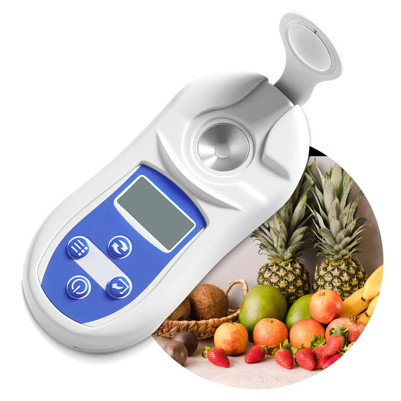 [Australia - AusPower] - 0-53% Brix Refractometer Digital Sugar Content Tester with ATC Refractometer to Measure Brix & Refractive Index Waterproof Sugar Refractometer for Cutting Fluid, Canned Food (Model AMR150) Brix & Cutting Fluid Refractometer 