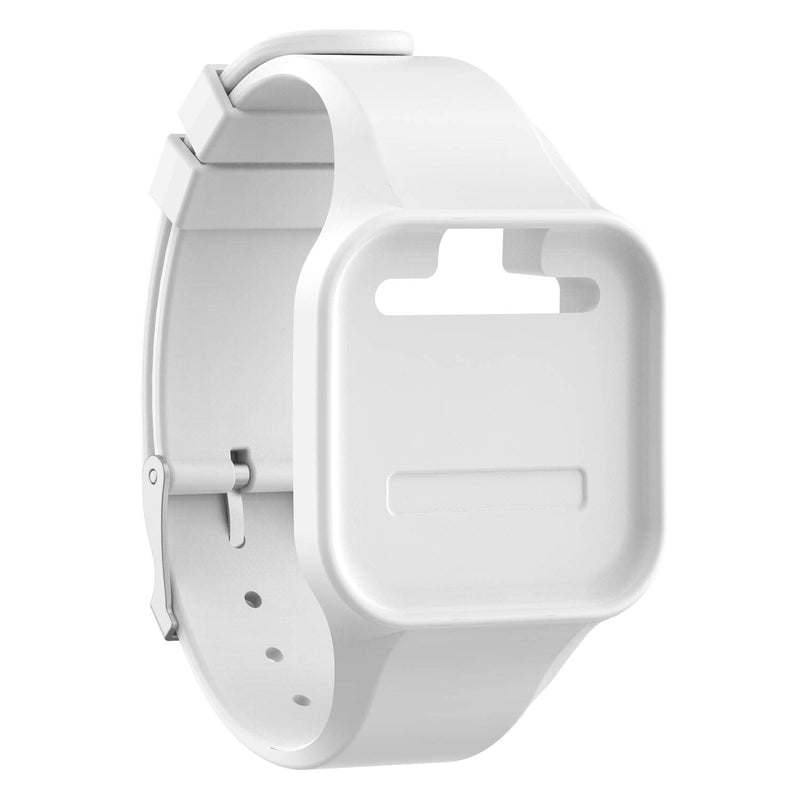 [Australia - AusPower] - Accessory Wristband Replacement Compatible with Voice, for Voice 2, for Voice + Golf GPS Rangefinder,Soft Silicone Strap Band for Voice Golf Watch Series (White) 