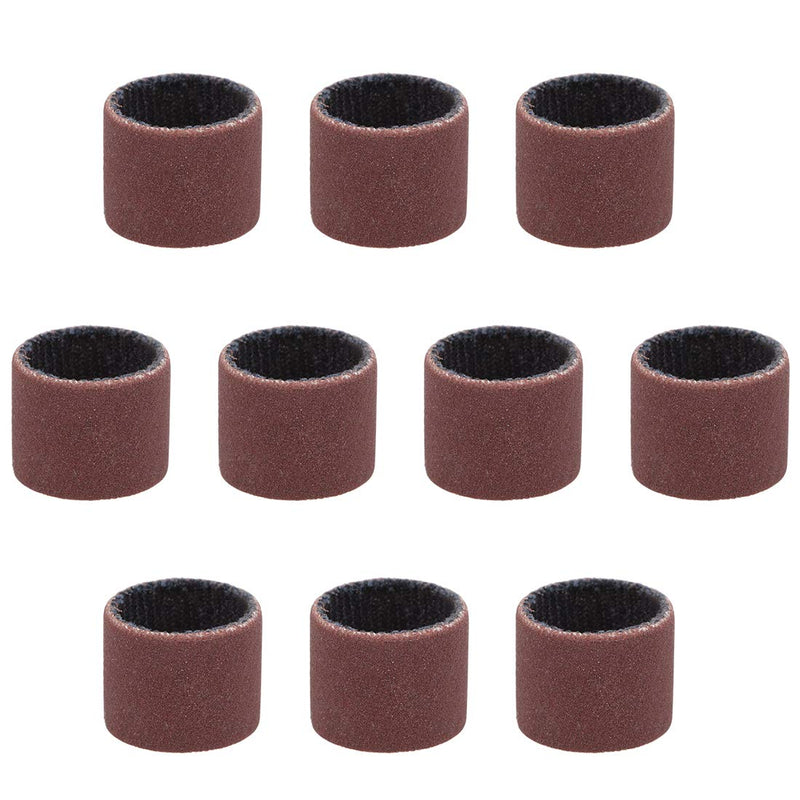 [Australia - AusPower] - uxcell 1/2 Inch x 1/2 Inch Sanding Sleeves 600 Grits Sandpapers Band Drums 10 Pcs 