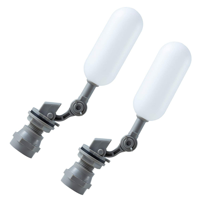 [Australia - AusPower] - 1/2 Inch NPT Mini Float Ball Valve Kit Automatic Fill Feed Humidifier Tank Pond Shut off Water Float Ball Valve, 2 Pack 