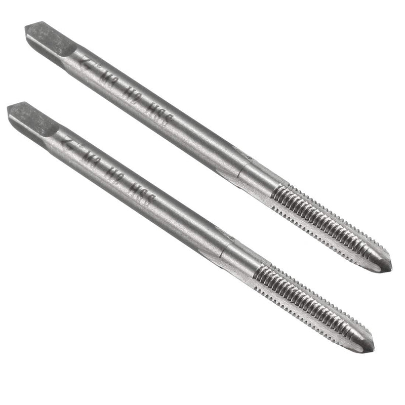 [Australia - AusPower] - uxcell Metric Machine Tap M3 x 0.5mm H2 High Speed Steel 3 Straight Flutes Screw Tapping Threading Machinist Repair DIY Tool 2pcs M3 x 0.5 