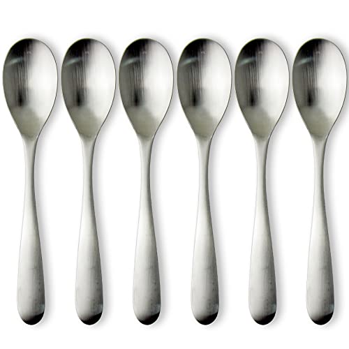Nagao NT-5 Dinner Spoon, Set of 6, Stainless Steel, Made in Japan 03: Dinner Spoon