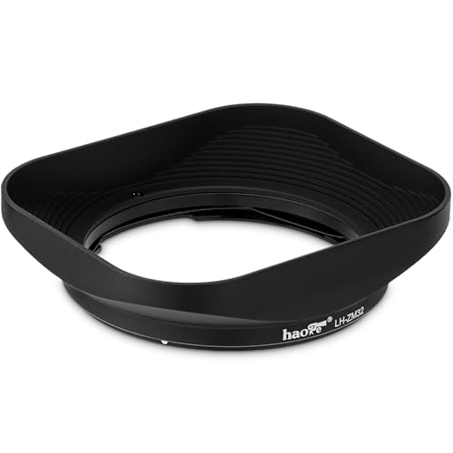 Haoge LH-ZM32 Bayonet Metal Square Lens Hood Shade Compatible with Carl Zeiss Distagon T 1.4/35 35mm f1.4 f/1.4 ZM Lens Black [Square - Black]