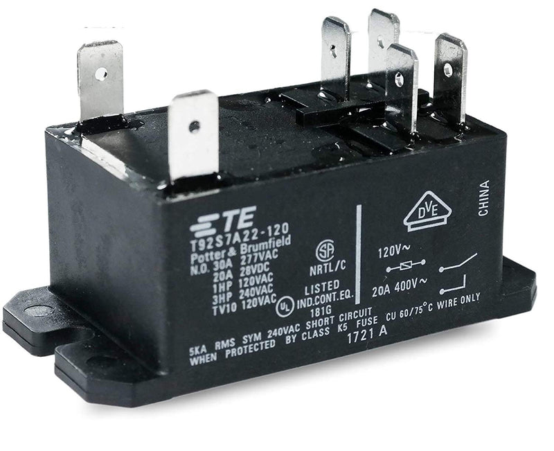 [Australia - AusPower] - Potter & Brumfield T92S7A22-120 DPST 30A 115V Pool & Spa Coil RelayQ 