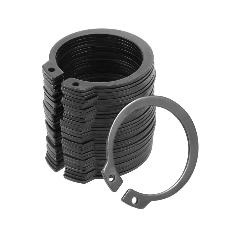 [Australia - AusPower] - uxcell 33.5mm External Circlips C-Clip Retaining Shaft Snap Rings 65Mn 30pcs 