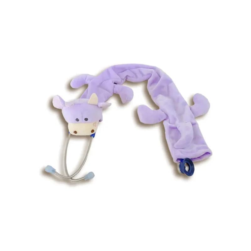 [Australia - AusPower] - Pedia Pals Cow Stethoscope Cover for Nurses & Doctors – Soft, Washable & Fun Animal Design to Comfort Kids – Universal Fit for Standard Stethoscopes Animal Cover, Latex-Free & Safe for Children 