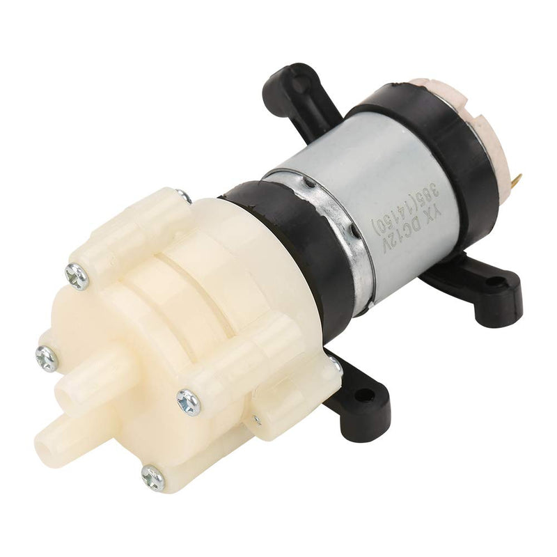 12V Mini Electric Diaphragm Pump 1.5-2L/min Water Pressure Pump Ideal for Tea Machines and Aquariums