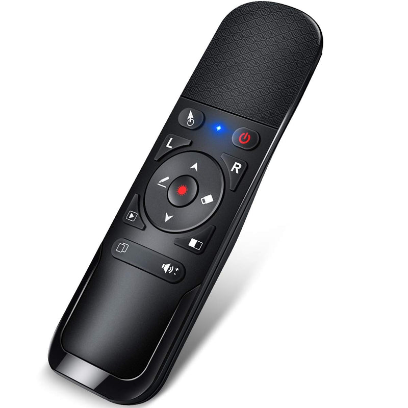 [Australia - AusPower] - Presentation Clicker Air Mouse Function Wireless Presenter USB Powerpoint Clicker, RF 2.4 GHz Presentation Remote Control Clicker for powerpoint presentations Support Mac, Laptop, Computer 11 