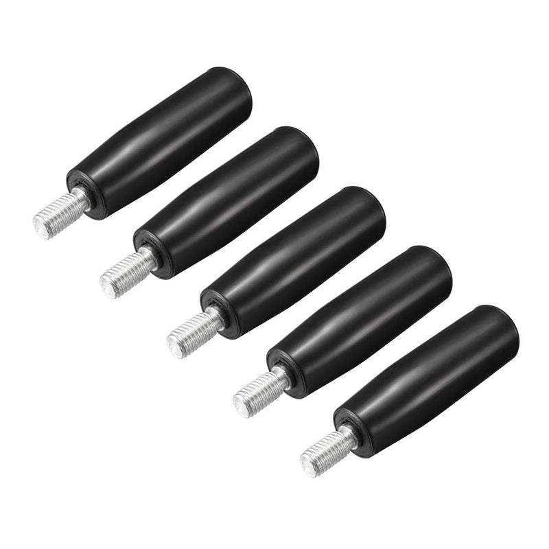 [Australia - AusPower] - uxcell 5Pcs Revolving Handwheel Machine Handle M10 Male Threaded Stem for Milling Machinery 