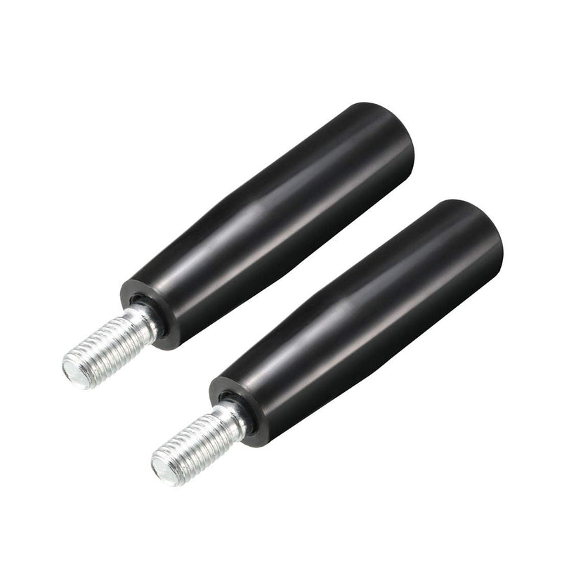 [Australia - AusPower] - uxcell 2Pcs Revolving Handwheel Machine Handle M12 Male Threaded Stem for Milling Machinery M12 x 100mm 